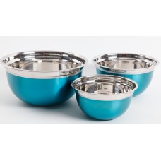 Gibson Oster 3-Piece Stainless Steel Mixing Bowl Set GIBS1610